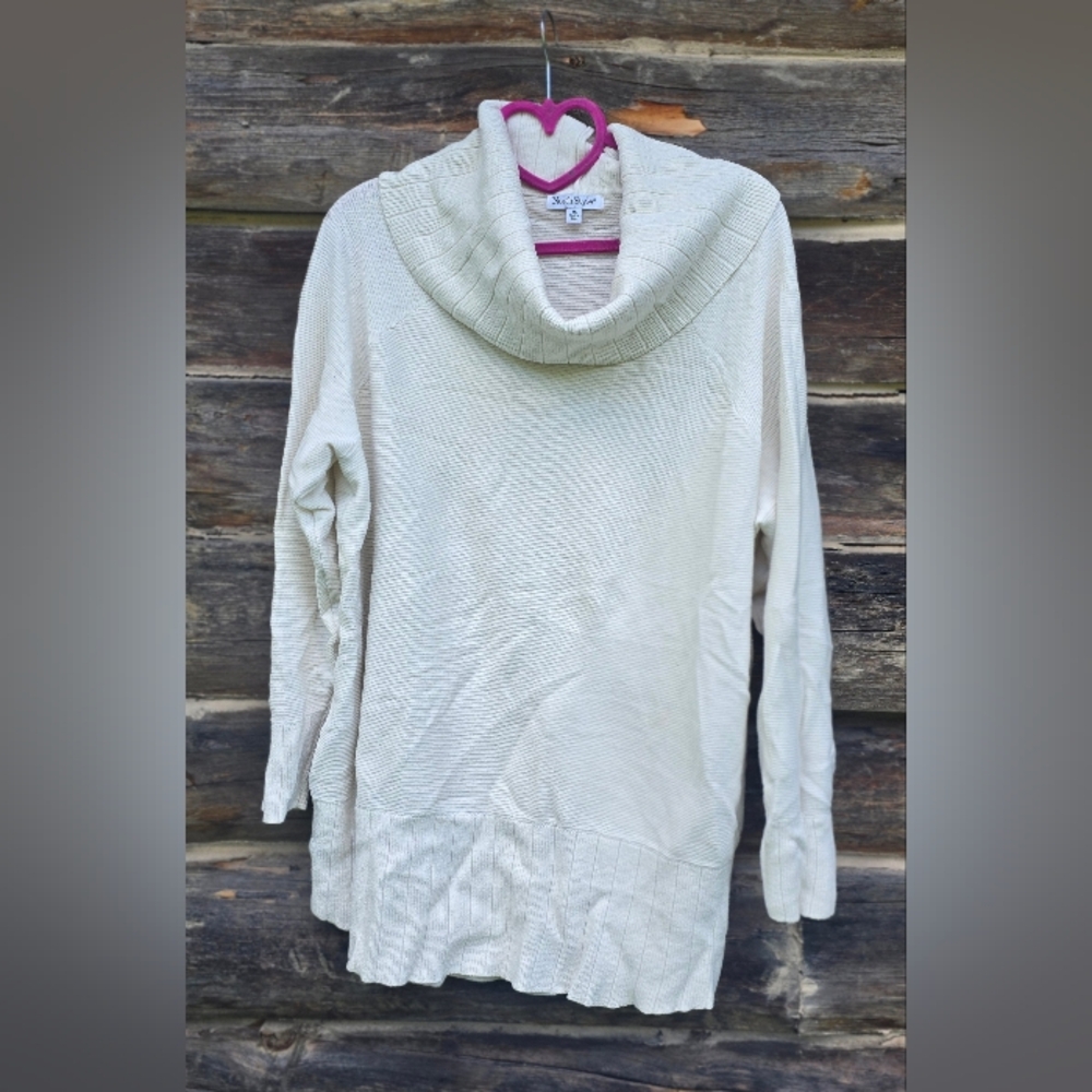 NorthStyle Cream Cowl Neck Sweater